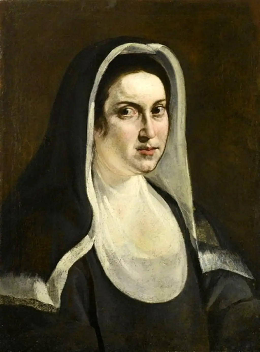 Portrait of a Nun in Detail Artemisia Gentileschi